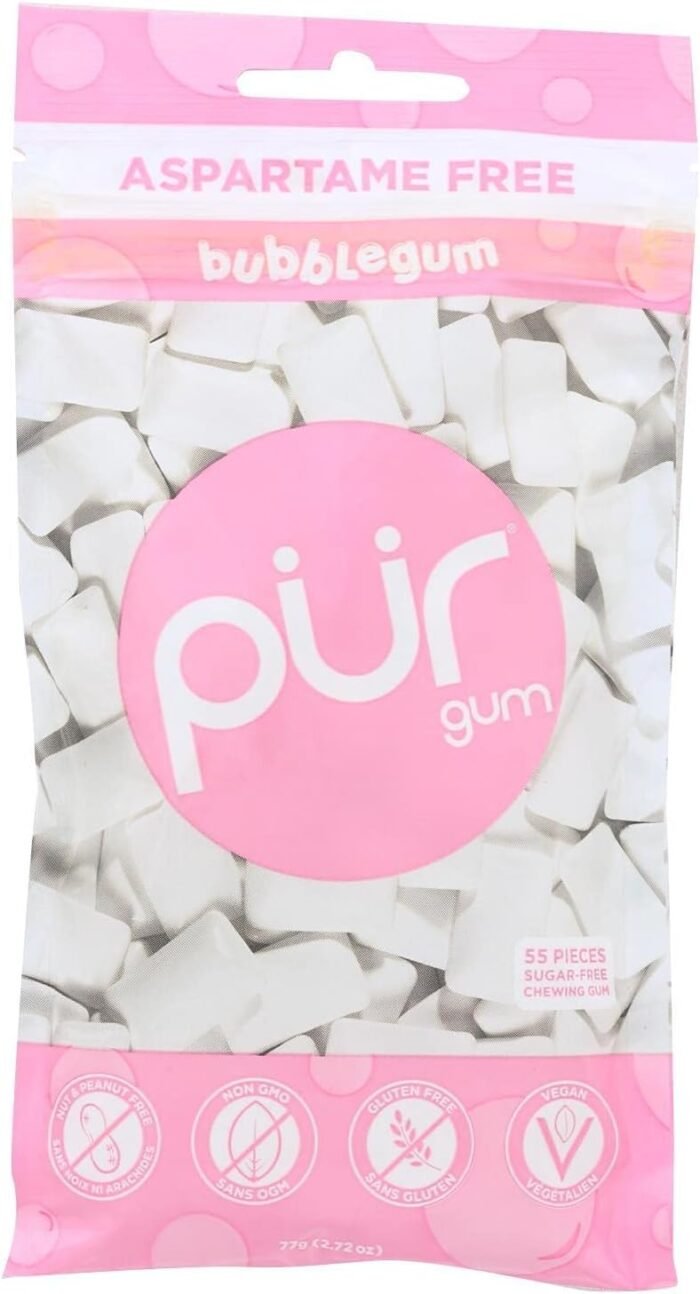 pur bubble gum sugar free pack