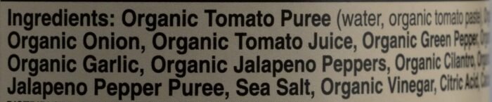 muir glen usda certified organic medium salsa