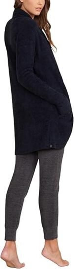 barefoot dreams cozy chic lite circle cardi black medium image