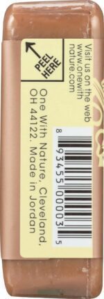one with nature vanilla oatmeal dead sea soap