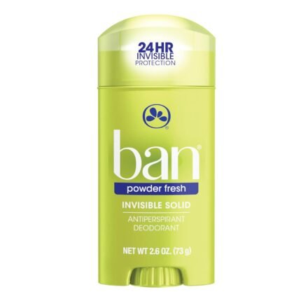 ban invisible solid antiperspirant powder fresh