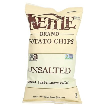 kettle foods unsalted potato chips pack