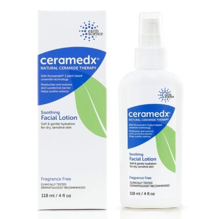 Ceramedx Soothing Facial Lotion, Fragrance-Free
