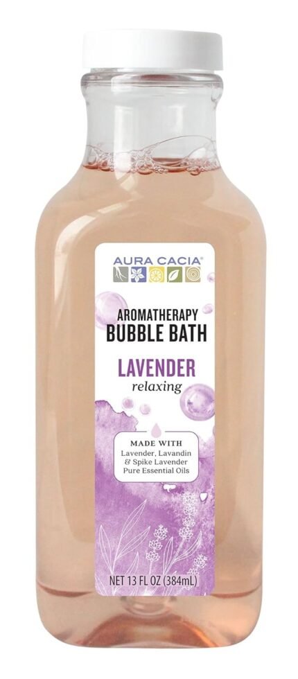aura cacia relaxing lavender bubble bath