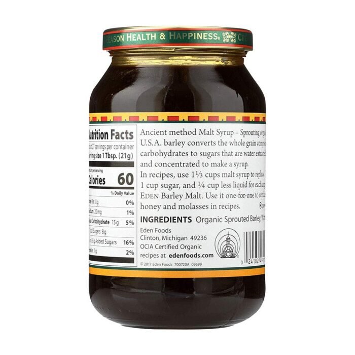 eden foods organic barley malt syrup
