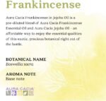 aura cacia frankincense in jojoba