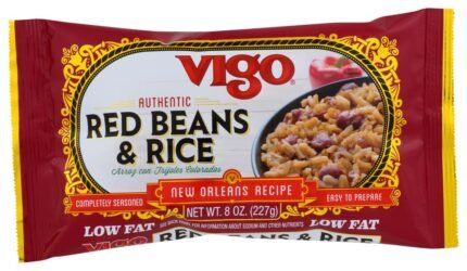 vigo authentic low fat red beans & rice pack