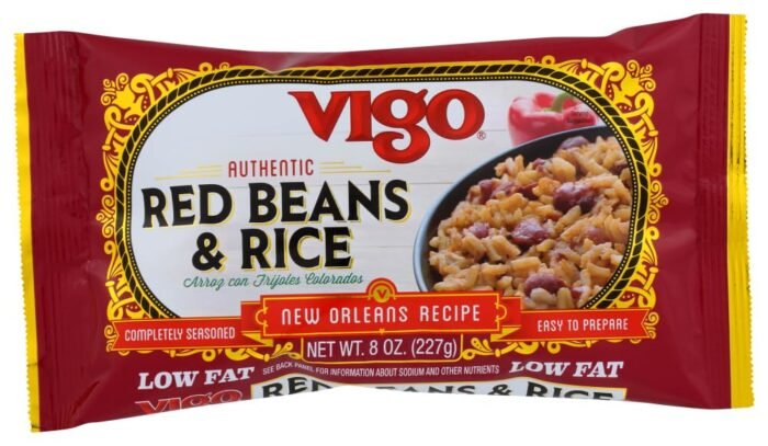 vigo authentic low fat red beans & rice pack