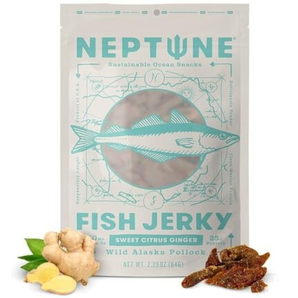 neptune fish jerky sweet citrus ginger