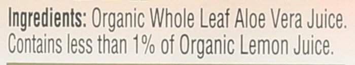 lakewood organic aloe vera leaf juice