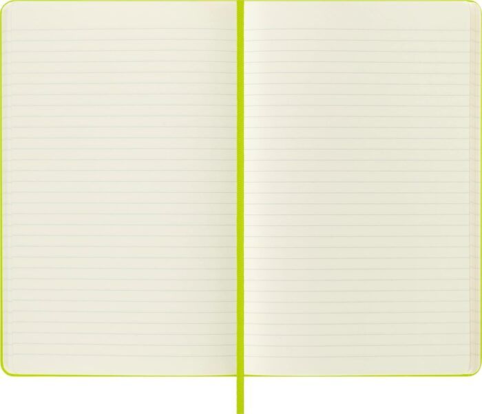 moleskine classic large notebook ruled lemon green image