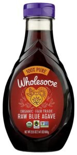 wholesome organic raw blue agave sweetener