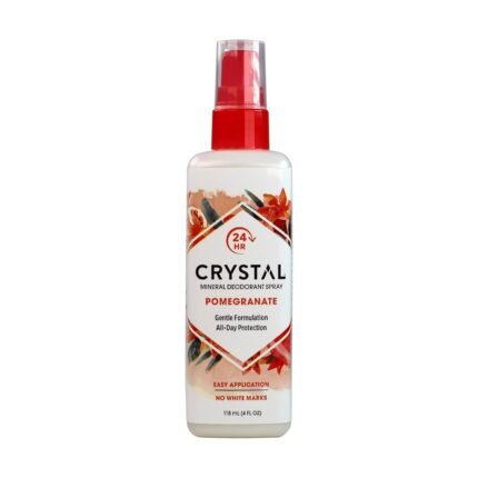 crystal essence deodorant spray pomegranate