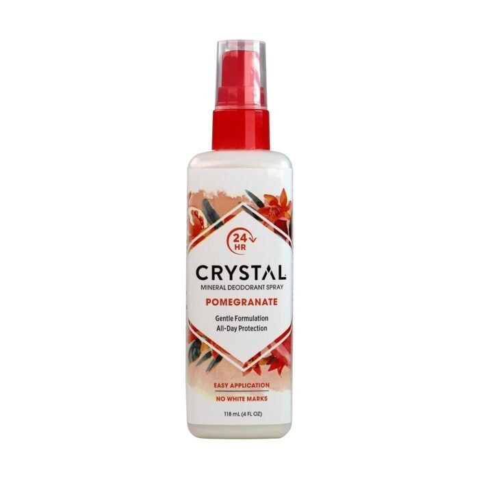 crystal essence deodorant spray pomegranate
