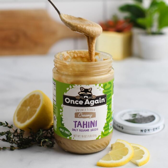 once again organic sesame tahini unsweetened pack