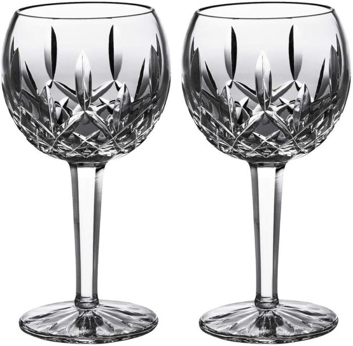 waterford lismore balloon wine glass set clear image