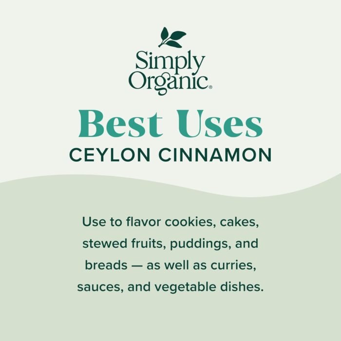simply organic ground cetlon cinnmamon