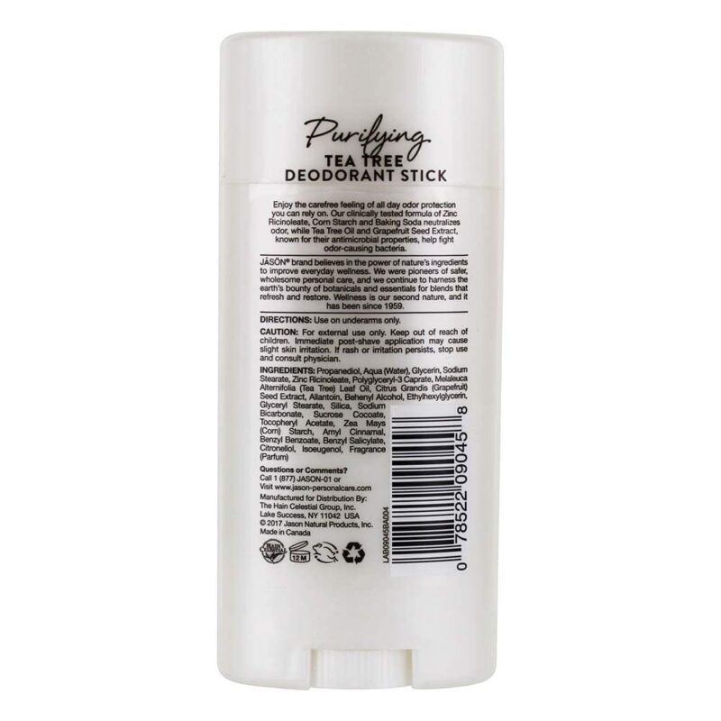 jason purifying tea tree deodorant stick image