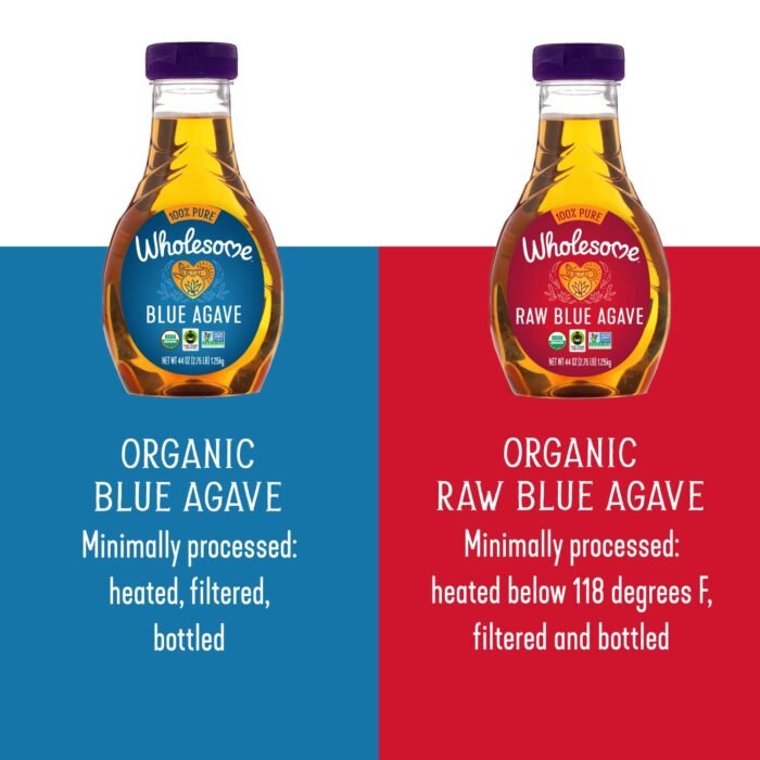 wholesome organic raw blue agave sweetener