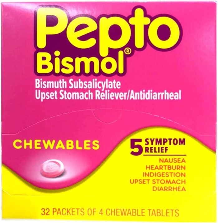 pepto bismol chewables chewables dispenser pack