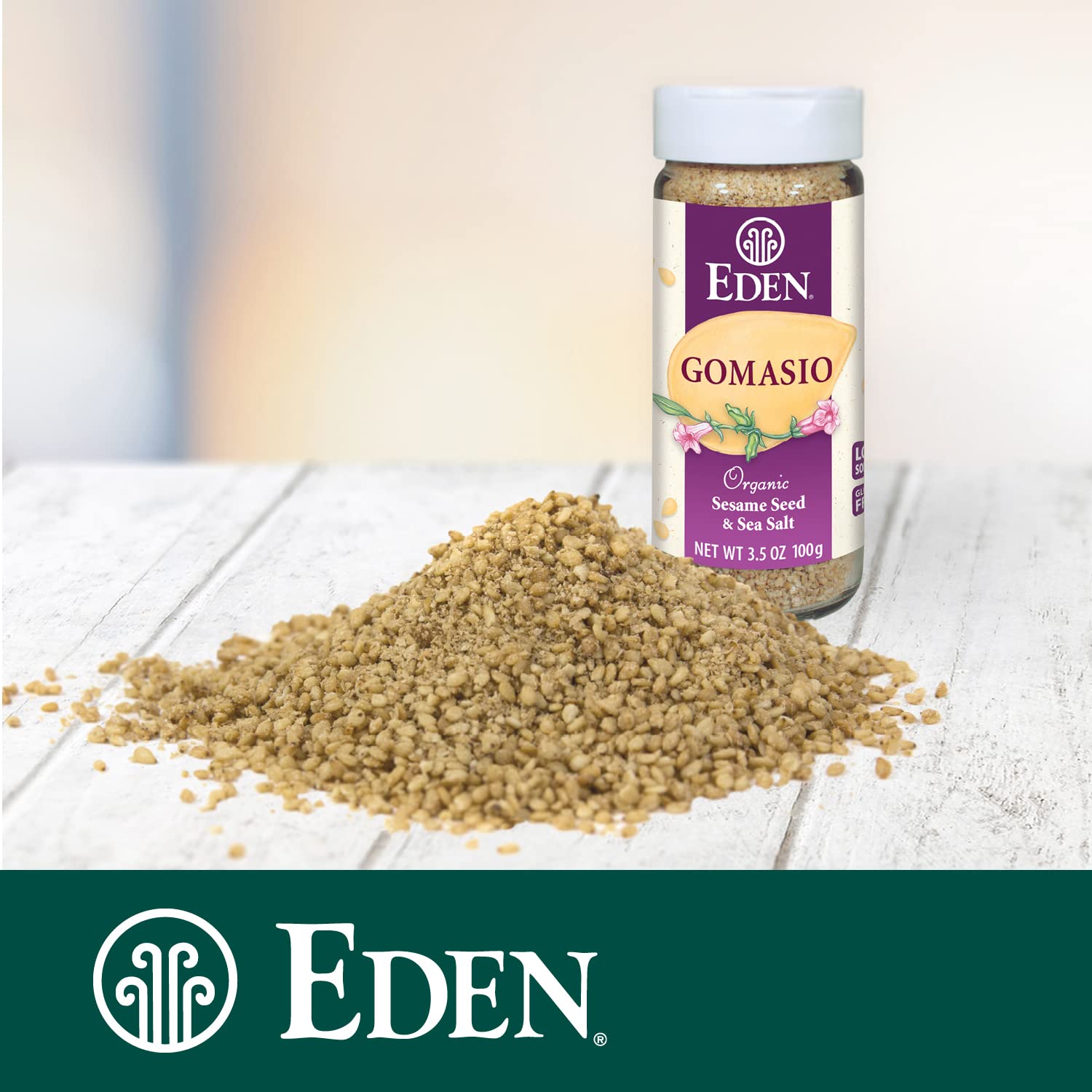 711HSIEgrzL._SL1500_ eden gomasio sesame & sea salt seasoning image