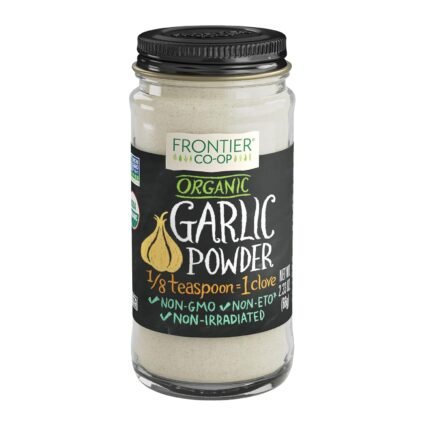 Frontier Garlic Powder Organic Bottle