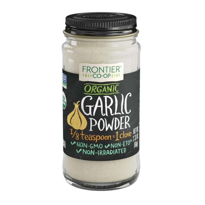 Frontier Garlic Powder Organic Bottle