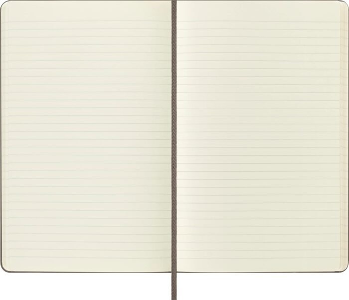 moleskine classic large notebook ruled brown 240 pages image