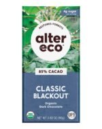 alter eco classic blackout dark chocolate bar pack image