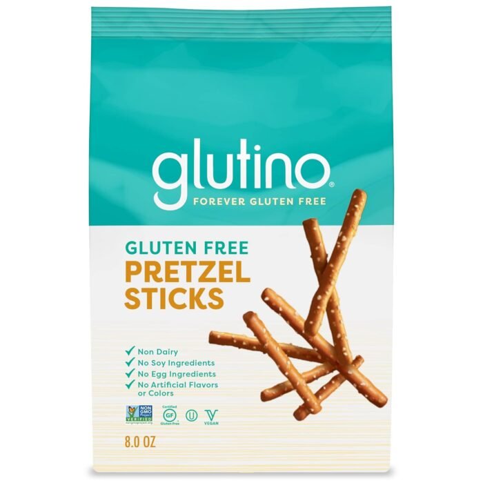 glutino gluten free pretzel sticks pack