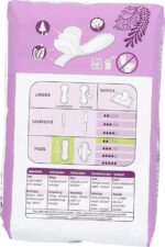 natracare regular maxi pads organic & natural pack