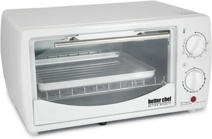 Better Chef 9-Liter Toaster Oven Broiler, White