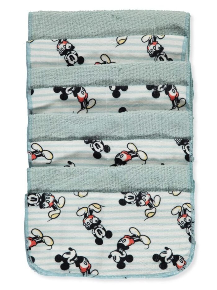 disney baby mickey mouse washcloths white multi