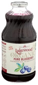 lakewood organic pure blueberry juice image