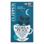 clipper tea snor & peace organic tea pack