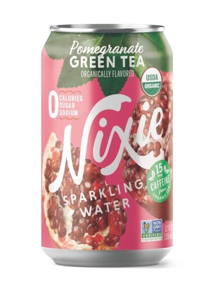 nixie pomegranate green tea sparkling water image