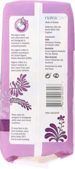 natracare regular maxi pads organic & natural pack