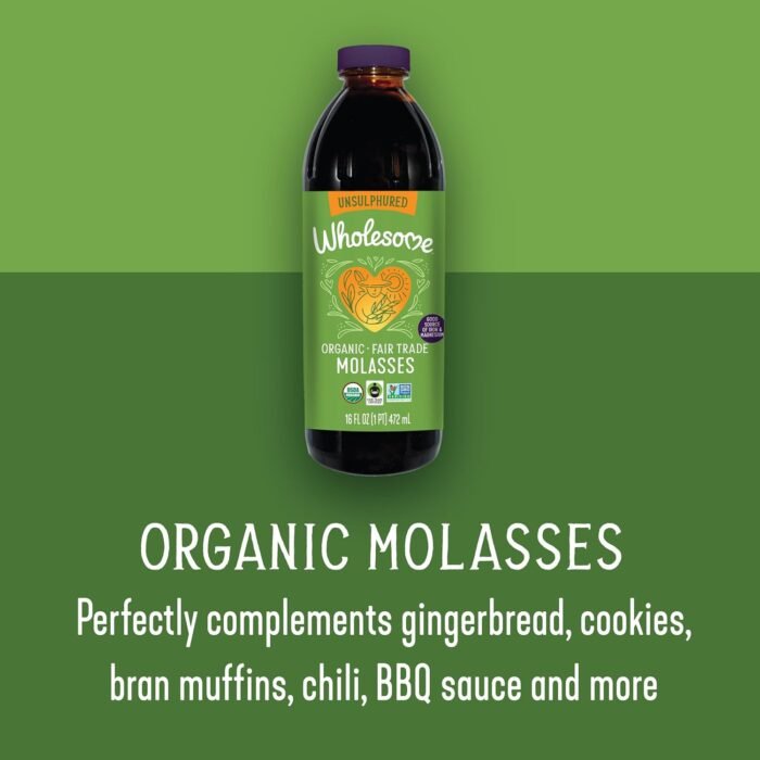 wholesome sweeteners blackstrap molasses image