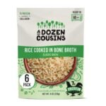 a dozen cousins rice cooked in bone borth pack