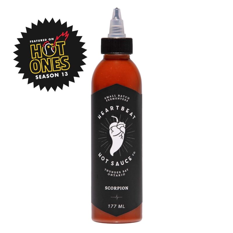 heartbeat hot sauce co scorpion picante image