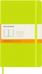 moleskine classic large notebook ruled lemon green image