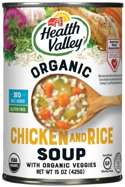 health valley chicken and rice soup no salt