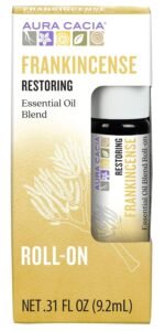 aura cacia frankincense roll on pack