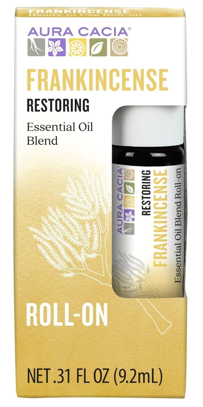 aura cacia frankincense roll on pack