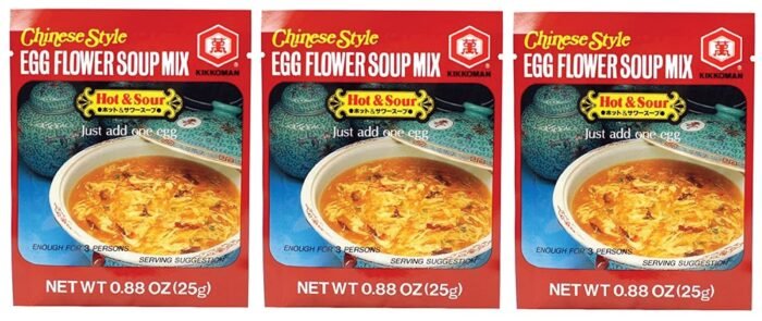 kikkoman soup egg flower hot & sour
