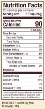 bobs red mill non fat dry milk powder pack image