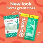 Plackers Micro Mint Dental Floss Picks, 90 Ct - Image 2