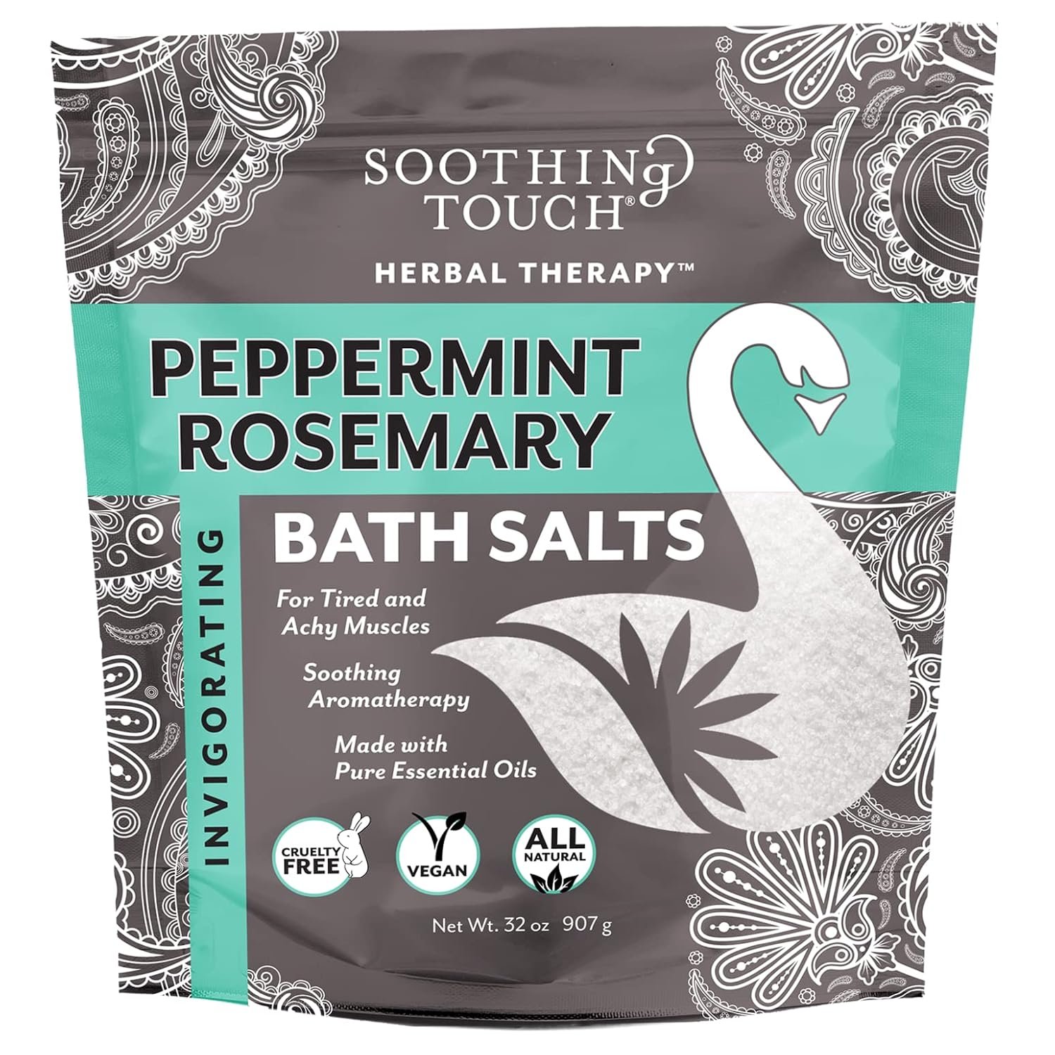 soothing touch peppermint rosemary bath salts image