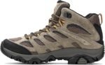 merrell mens moab 3 mid gtx hiking walnut size 8.5 boot