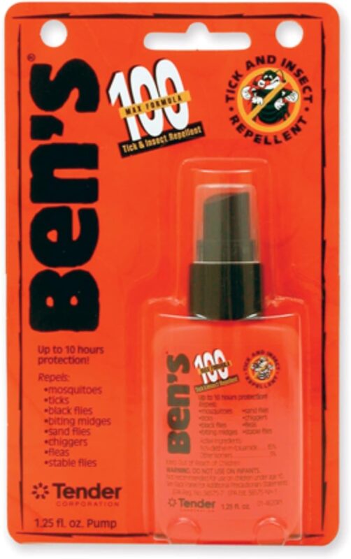 bans 100% deet insect repellent pack image